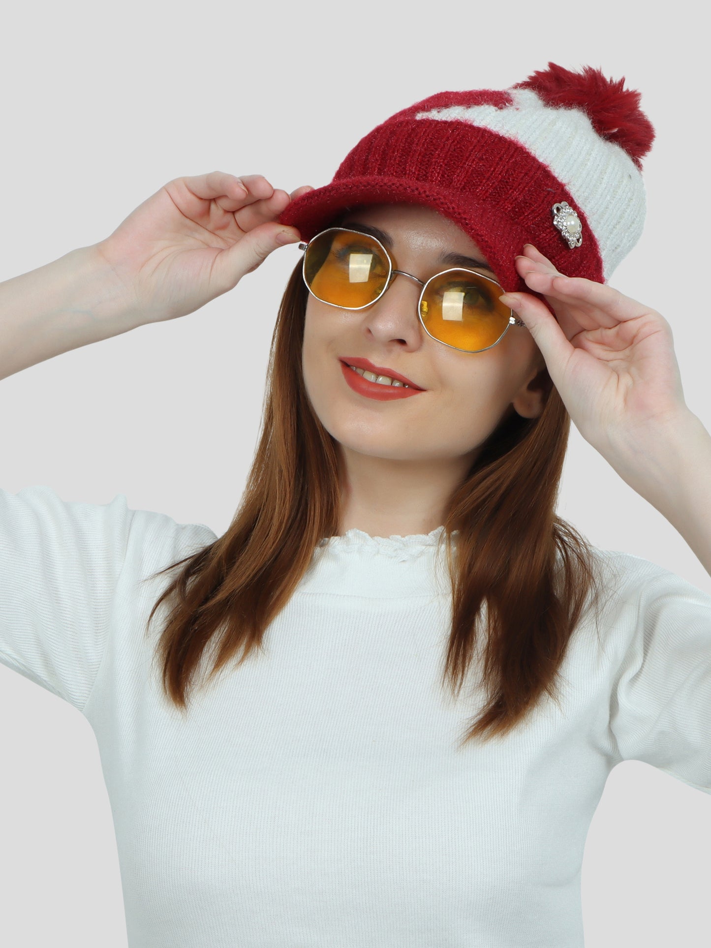 Youth Robe Women's Mix Cap (Maroon)