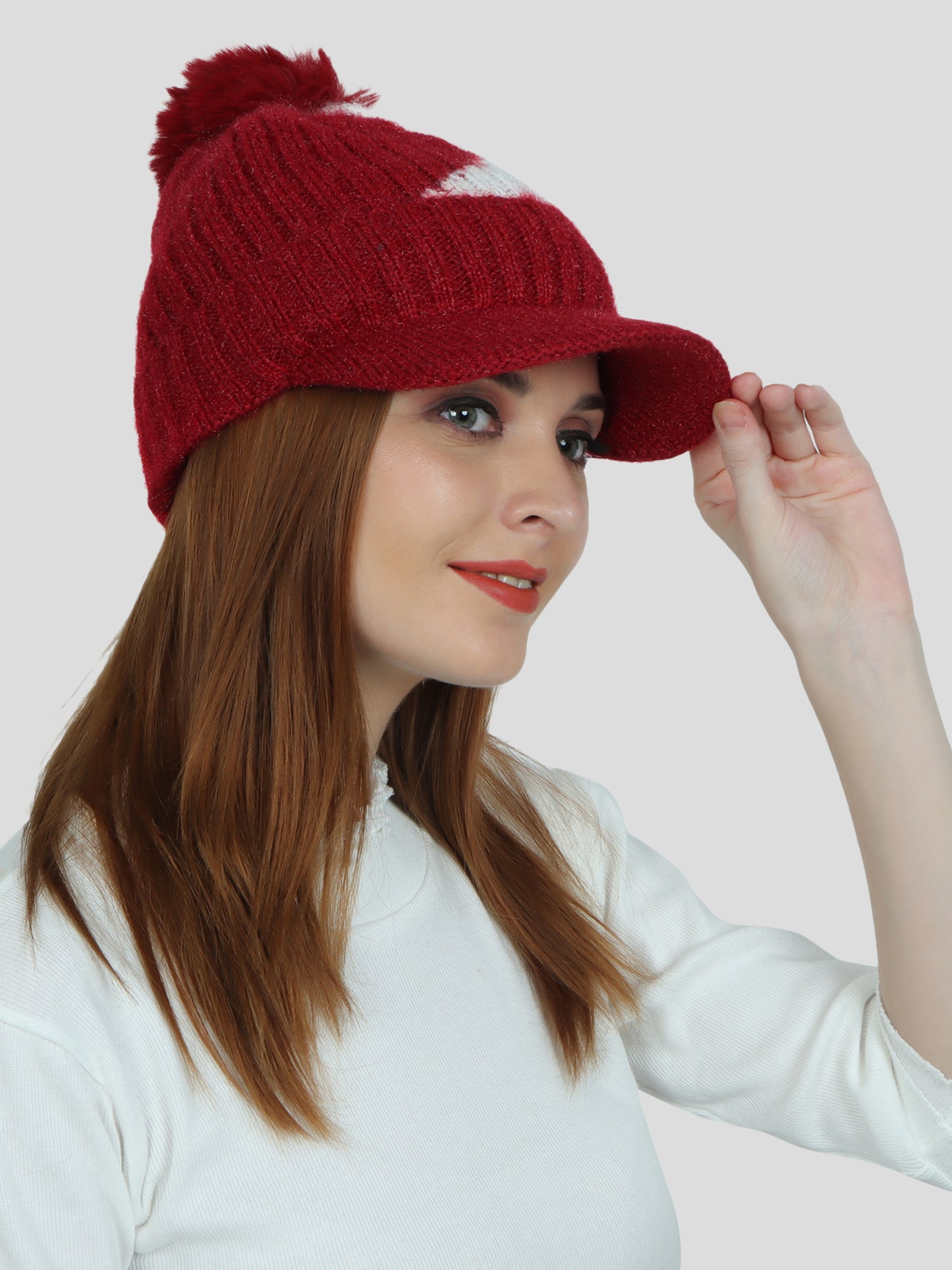 Youth Robe Women's Mix Cap (Maroon)