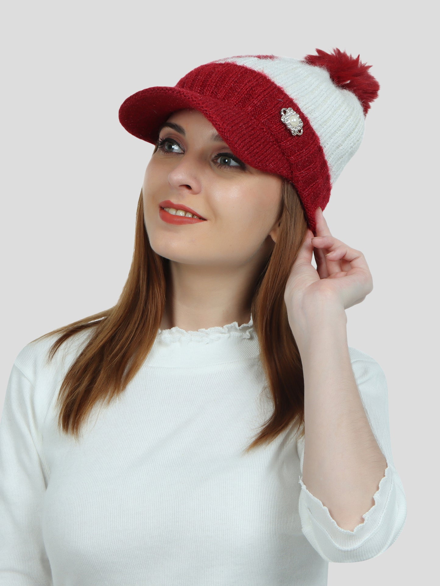 Youth Robe Women's Mix Cap (Maroon)