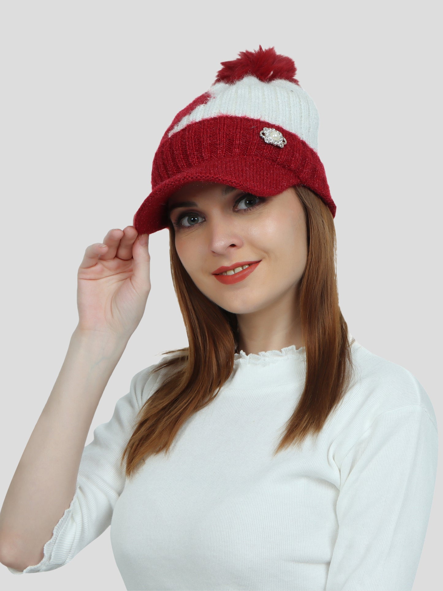 Youth Robe Women's Mix Cap (Maroon)