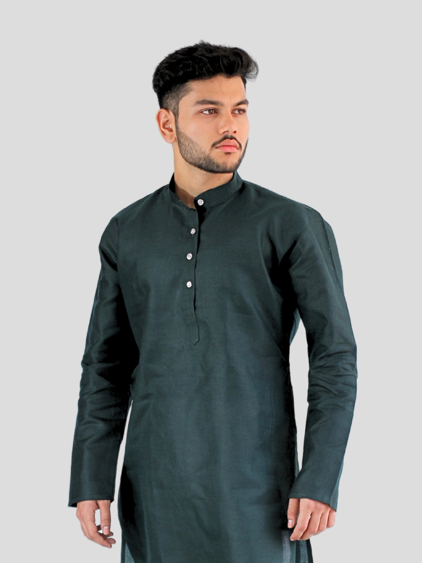 Youth Robe Men's Kurta Pajama Set (Dark Green)