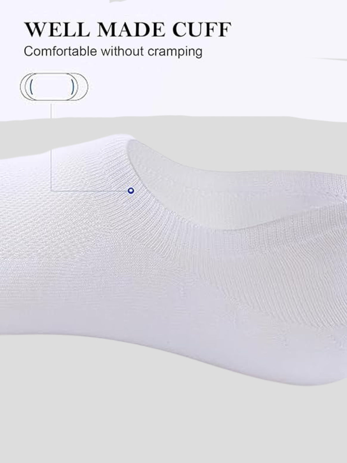 Loafer Socks (White)