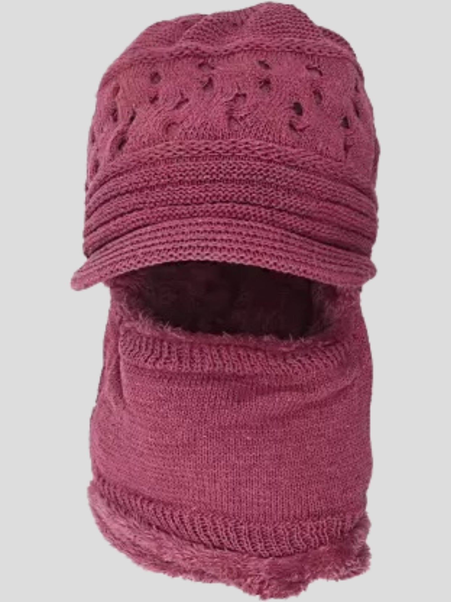 Youth Robe Women's Monkey Cap (Peach)