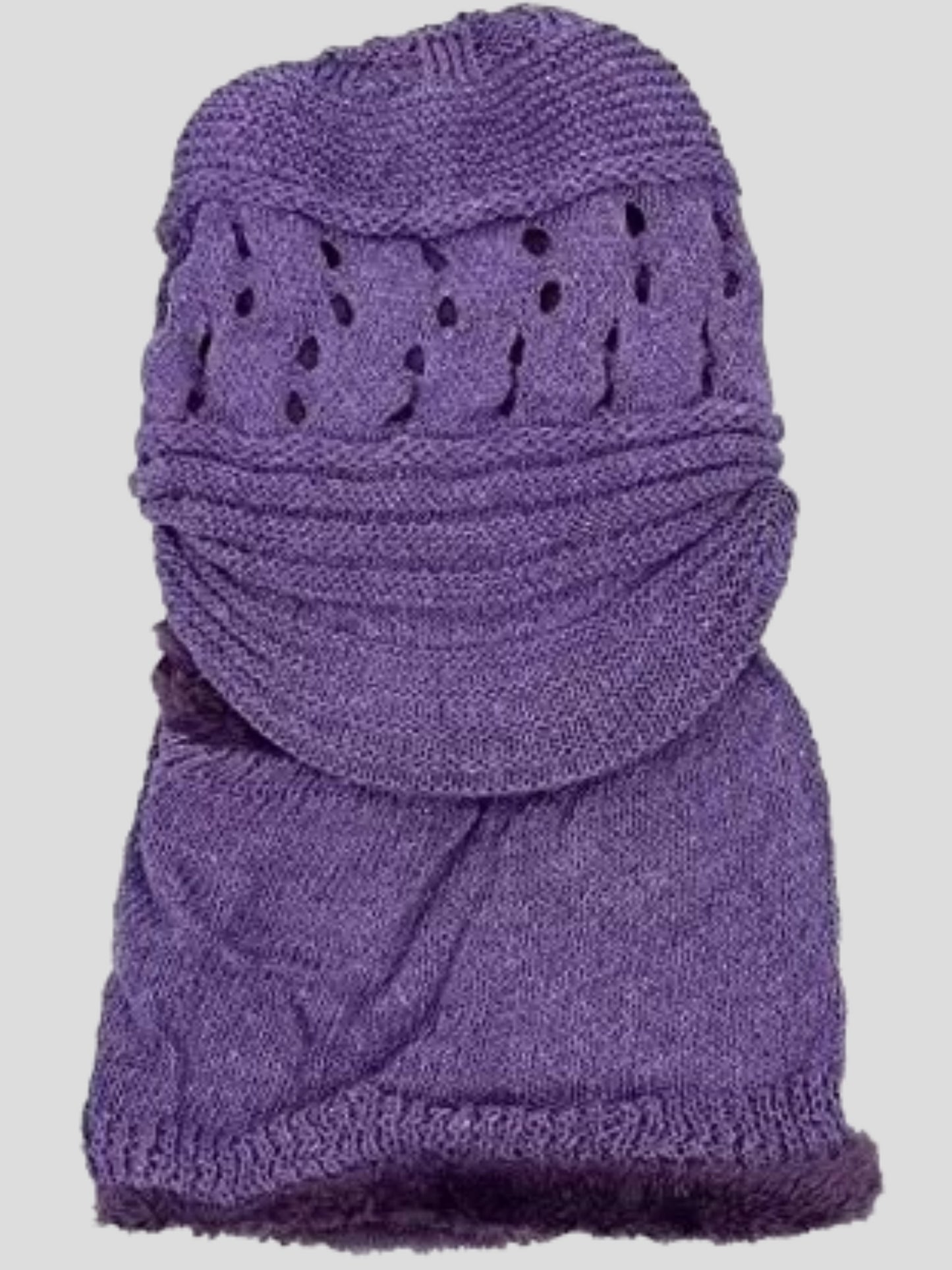 Youth Robe Women's Monkey Cap (Light purple)