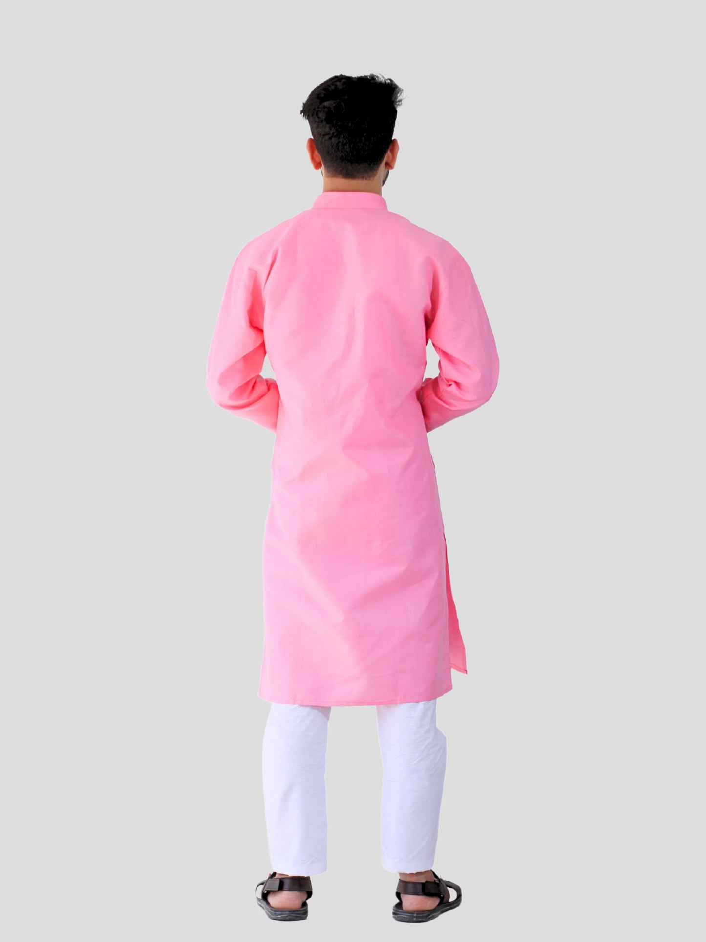Youth Robe Men's Kurta Pajama Set (Flamingo Pink)