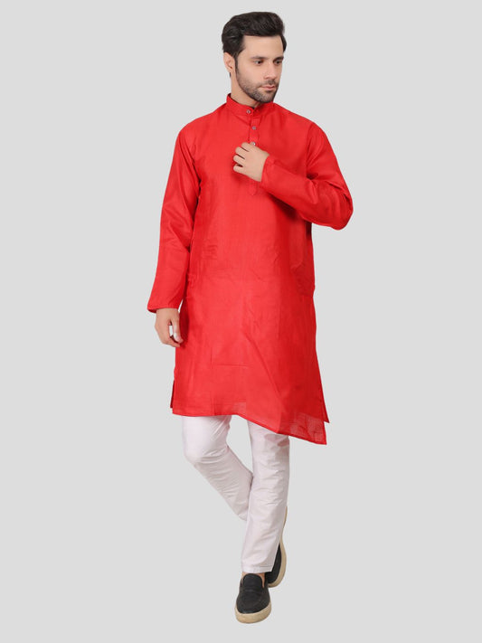 Youth Robe Men's Kurta Pajama Set (Red)