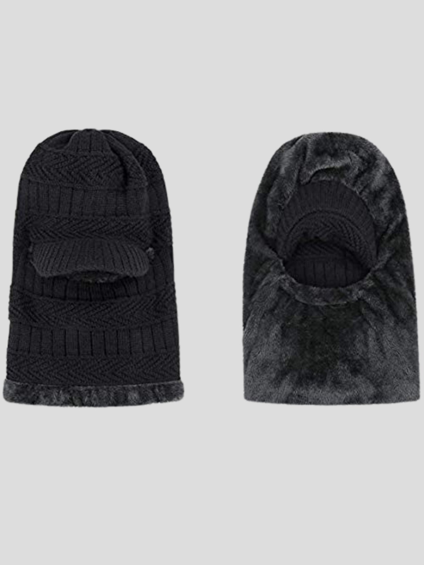 Youth Robe Men's Monkey Cap (Black)