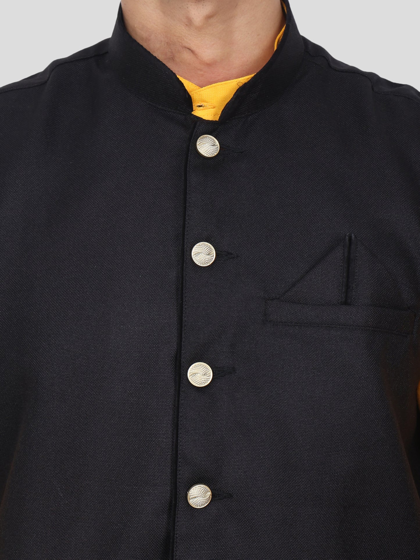 Youth Robe Men's Kurta Pajama with Modi Jacket (Yellow)