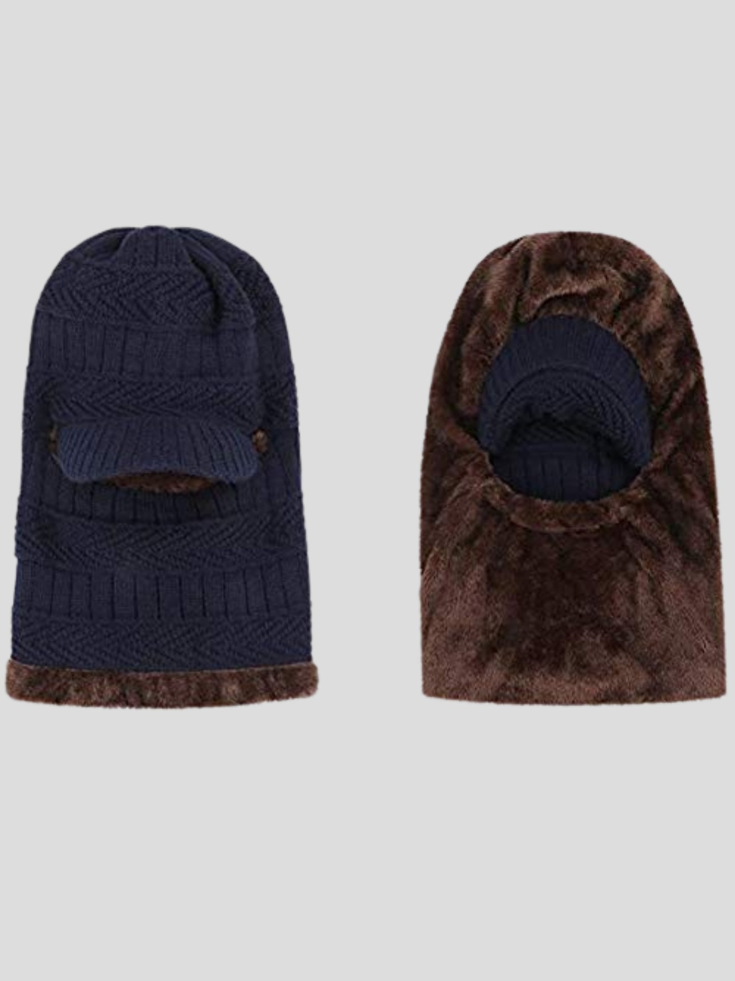 Youth Robe Men's Monkey Cap (Blue)