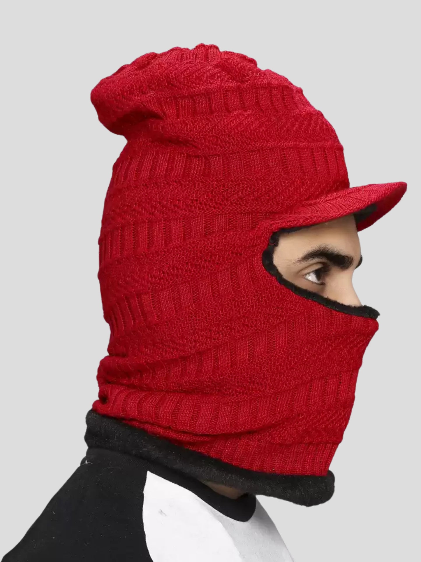 Men's Monkey Cap (Red)