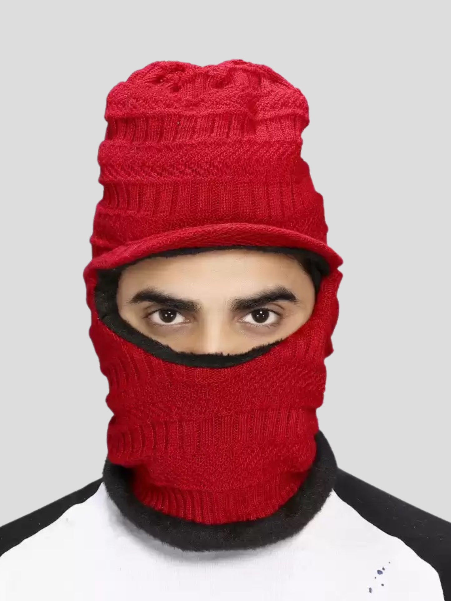 Men's Monkey Cap (Red)