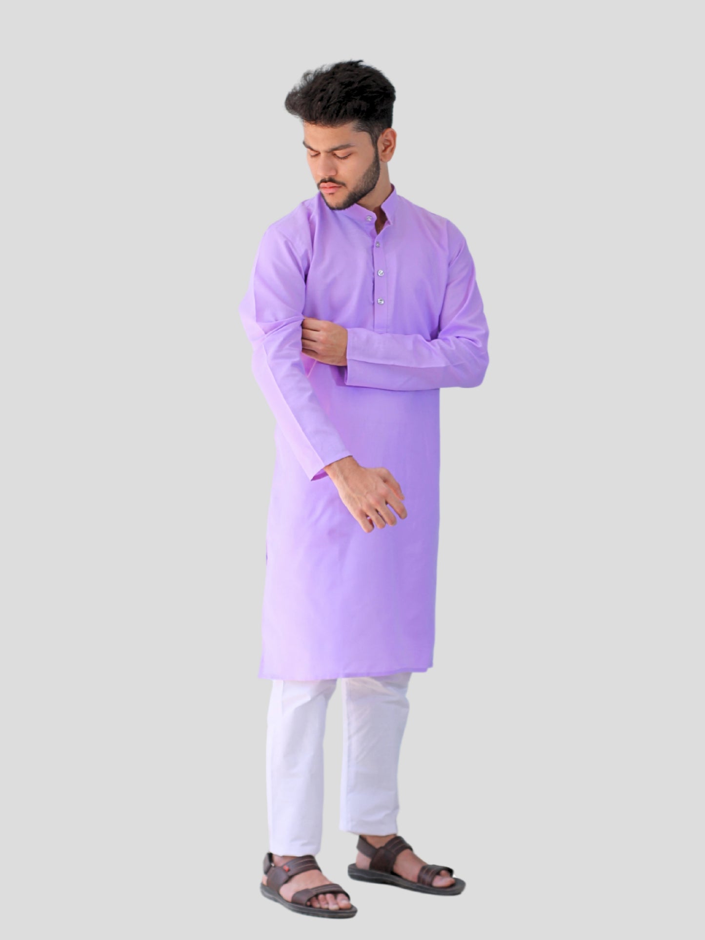 Youth Robe Men's Kurta Pajama Set (Purple)