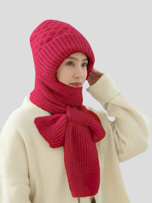 Youth Robe Ladies Scarf Set (Red)