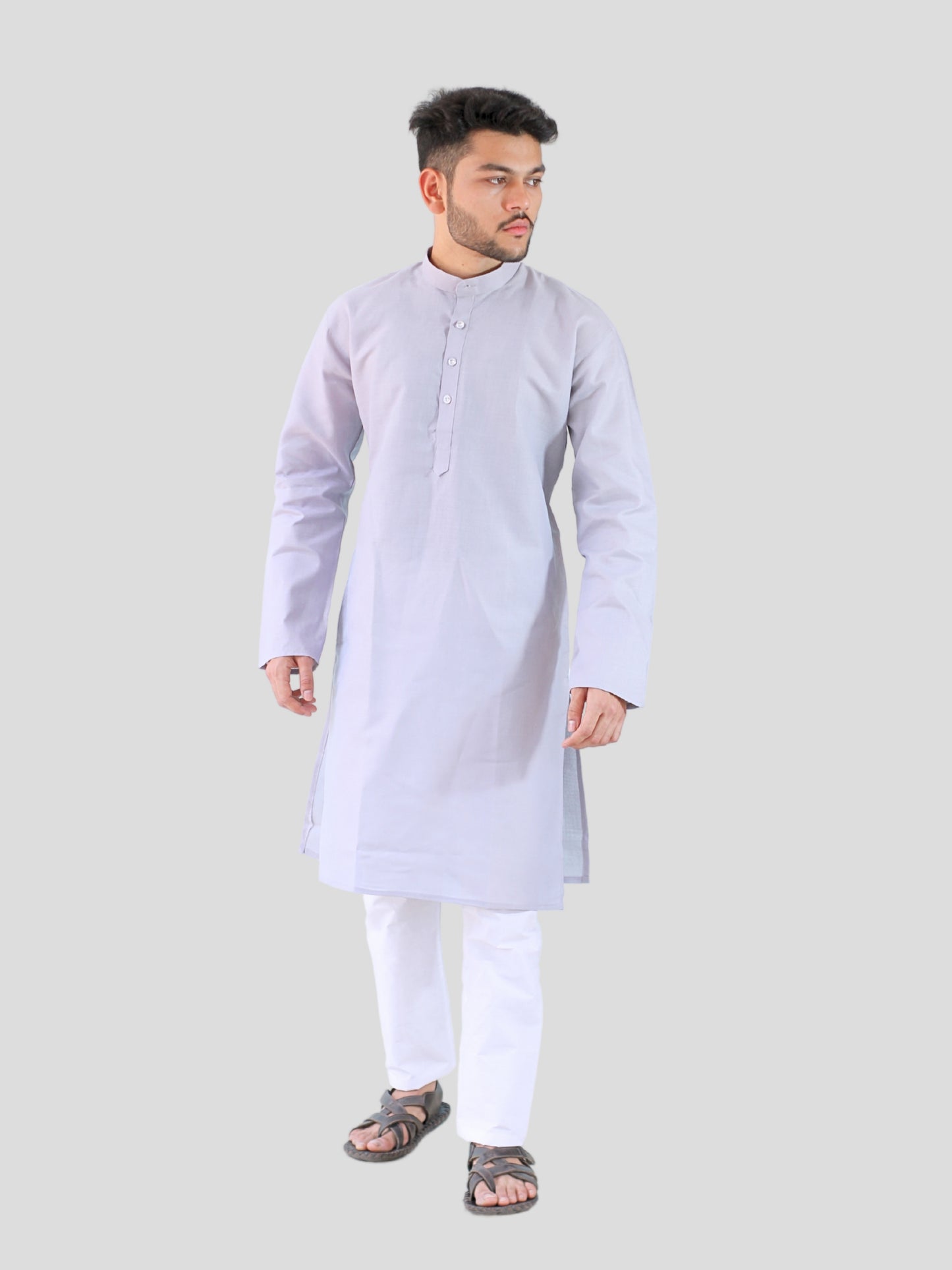 Youth Robe Men's Kurta Pajama Set (Grey)