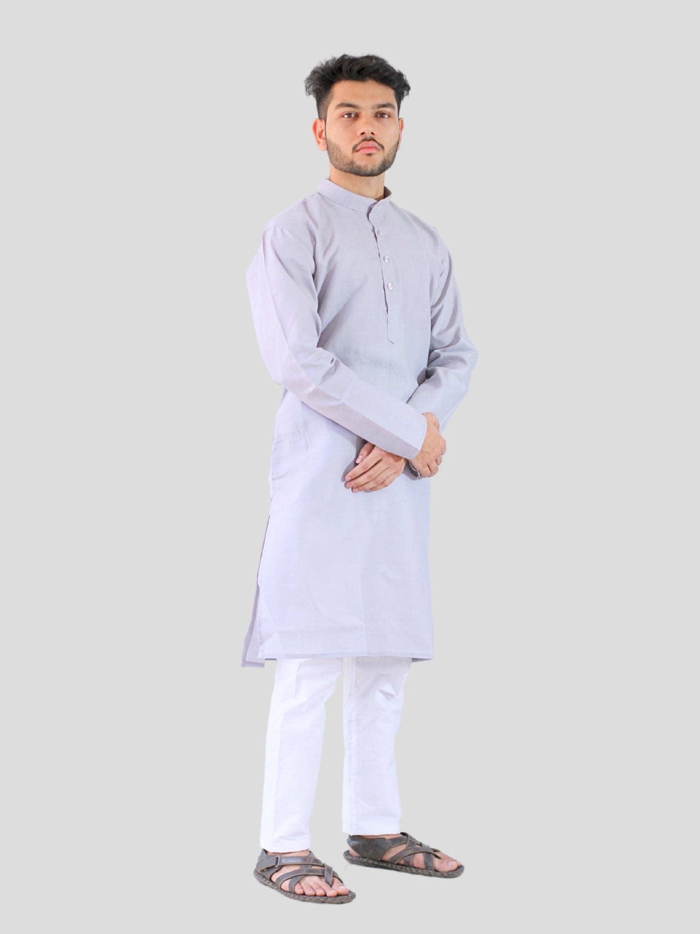 Youth Robe Men's Kurta Pajama Set (Grey)