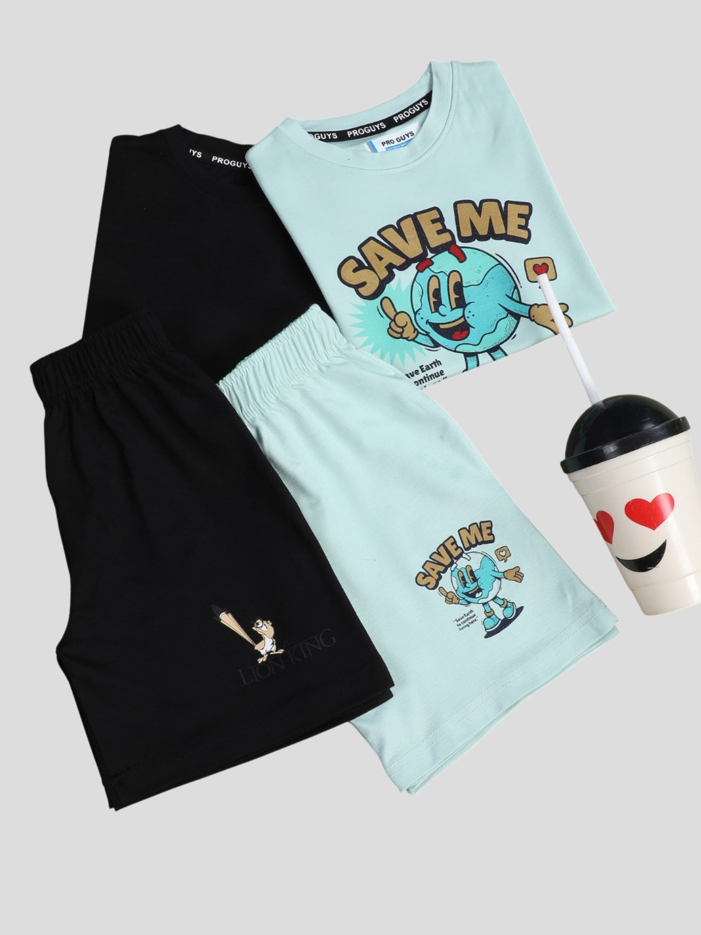 YOUTH ROBE Kids Co-Ord Set (Pista Green)