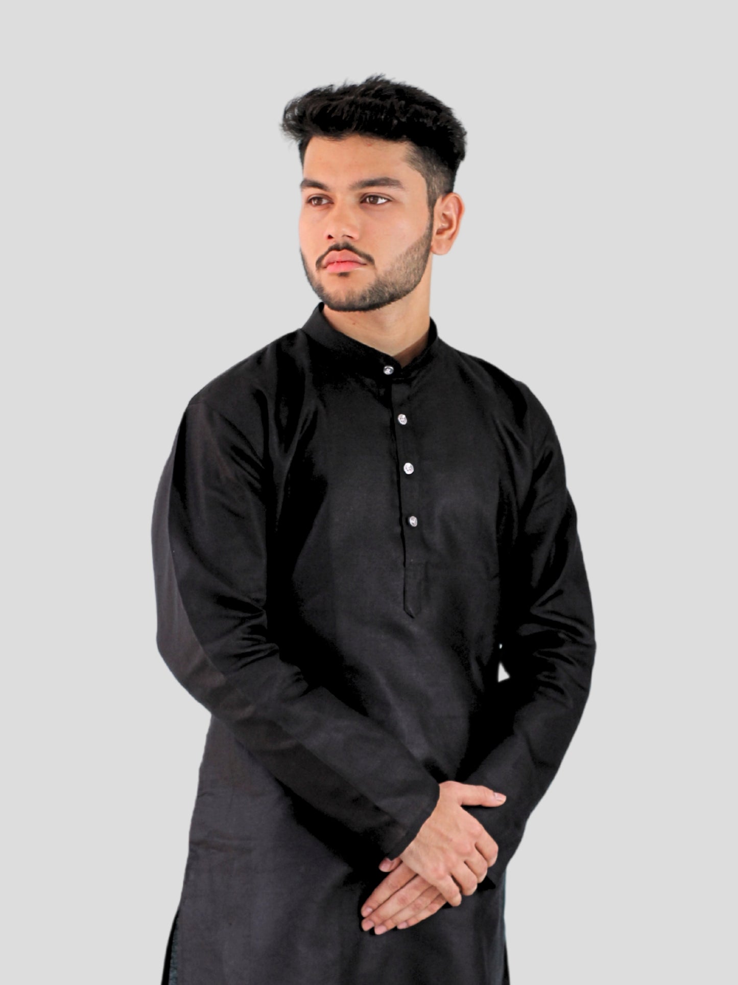 Youth Robe Men's Kurta Pajama Set (Black)