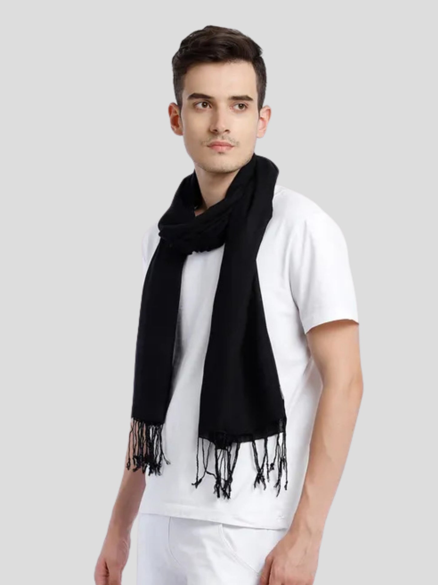 Youth Robe Men's Black Muffler