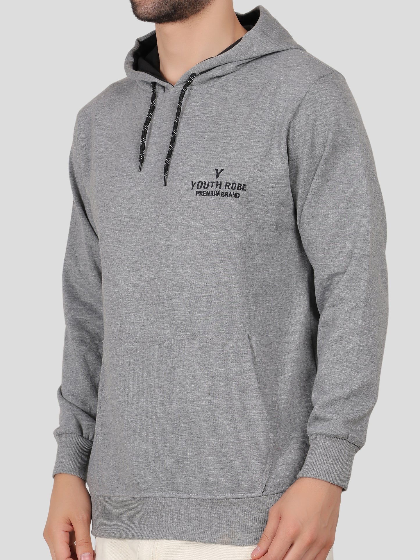 Youth Robe Men's Hoodie (Grey)