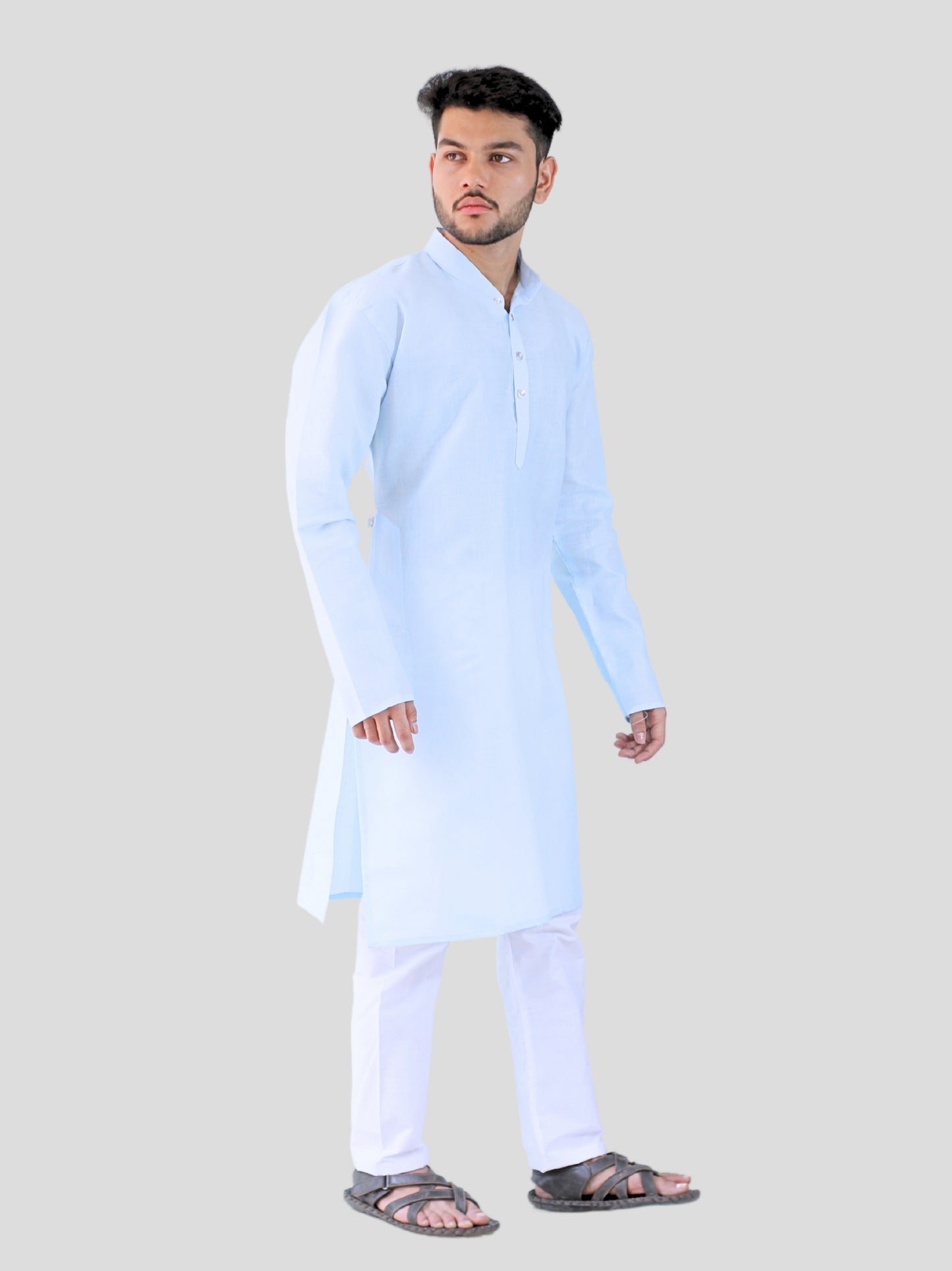 Youth Robe Men's Kurta Pajama Set (Light Blue)