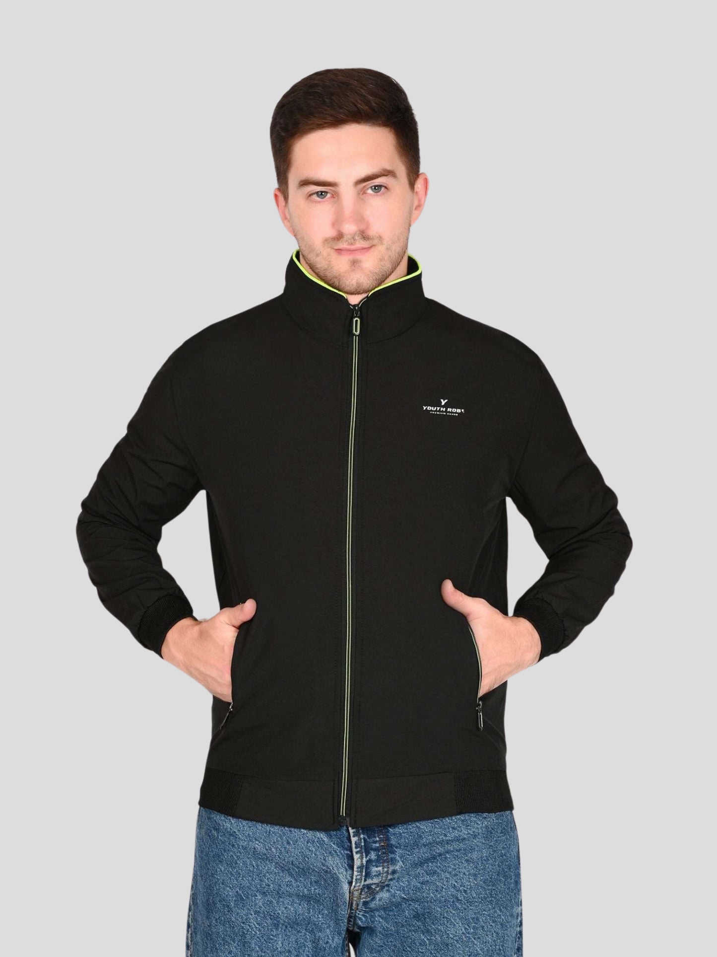 Youth Robe Men's Black Fur Jacket