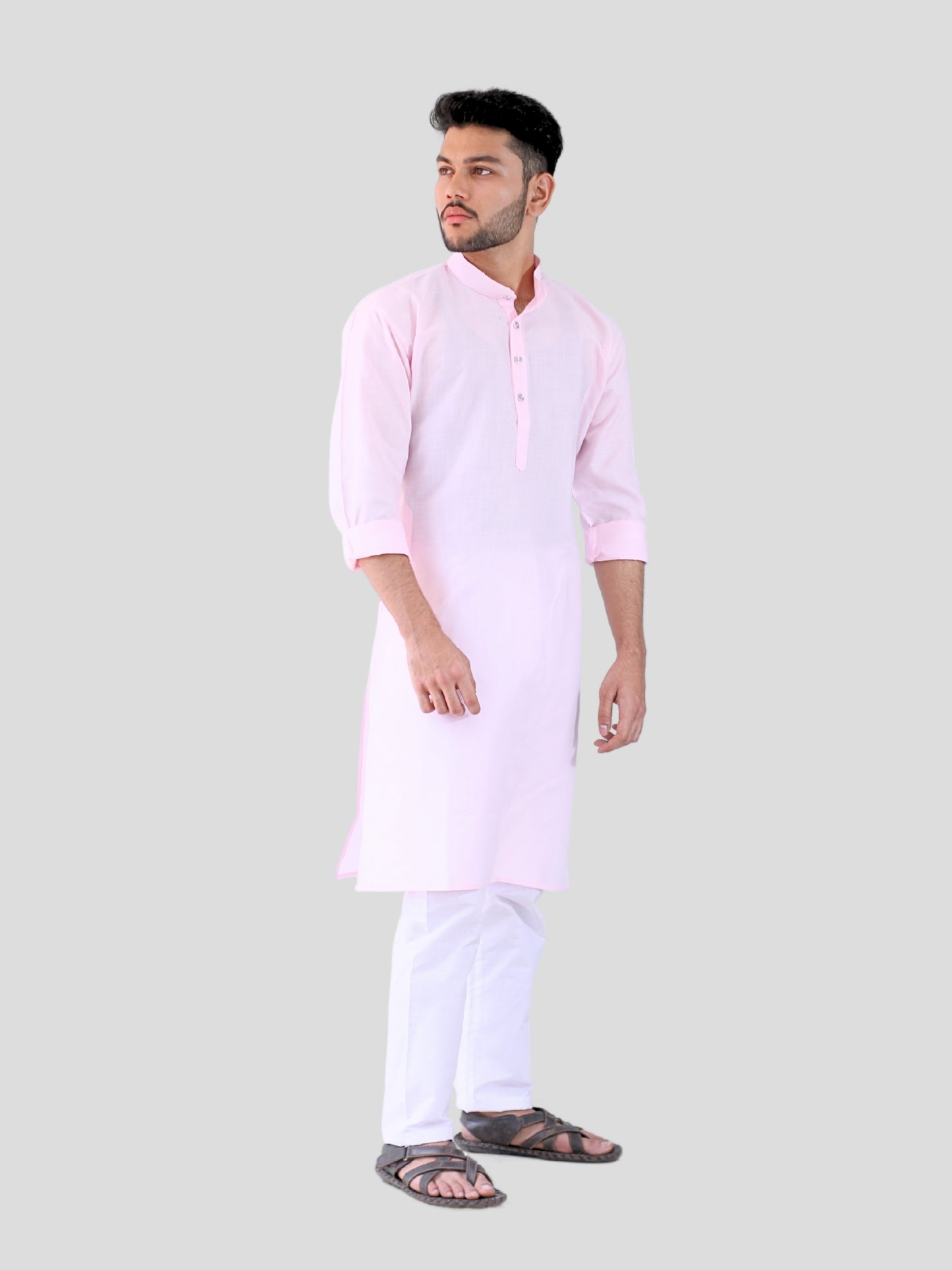 Youth Robe Men's Kurta Pajama Set (Light Pink)