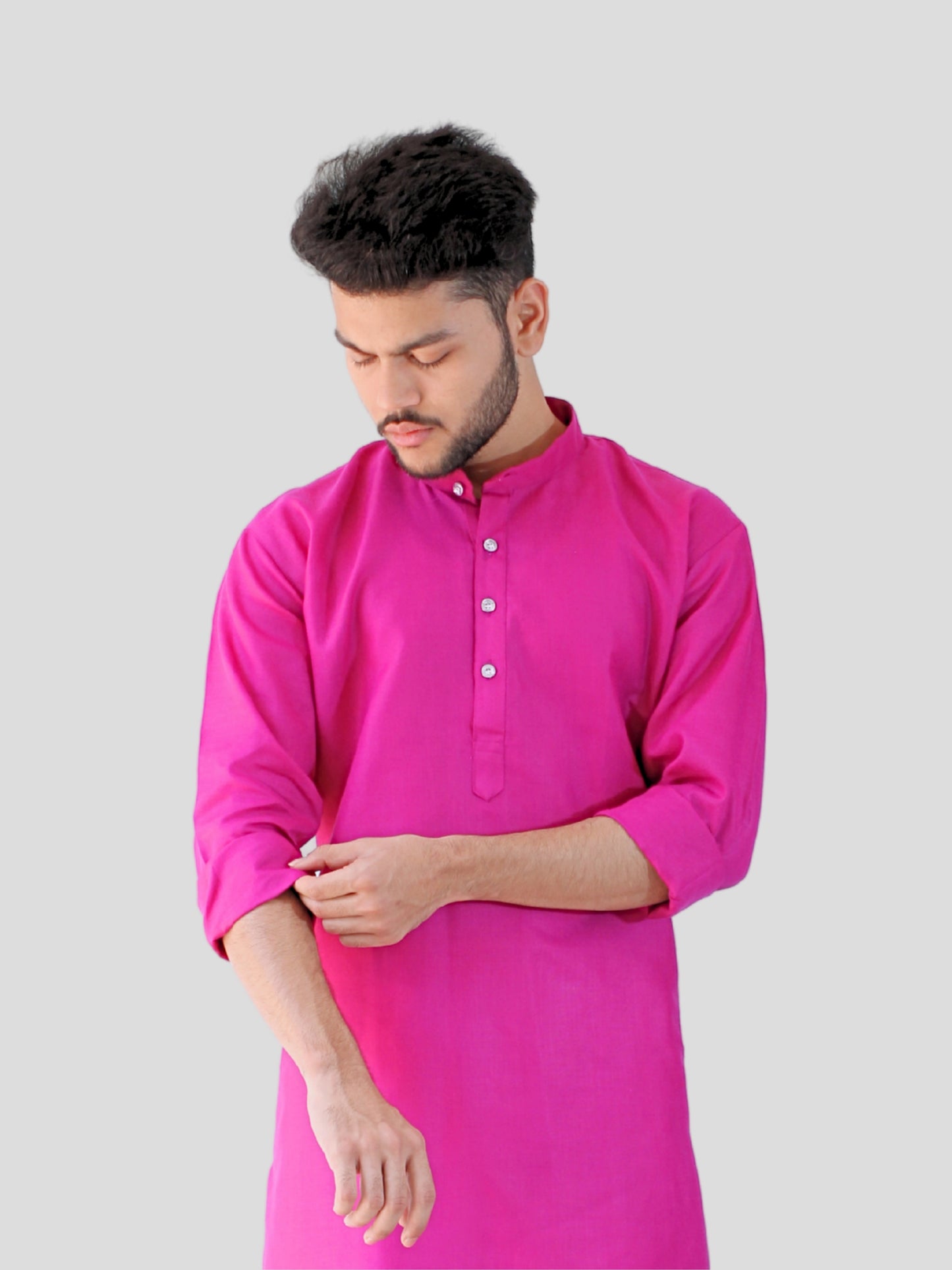 Youth Robe Men's Kurta Pajama Set (Magenta)