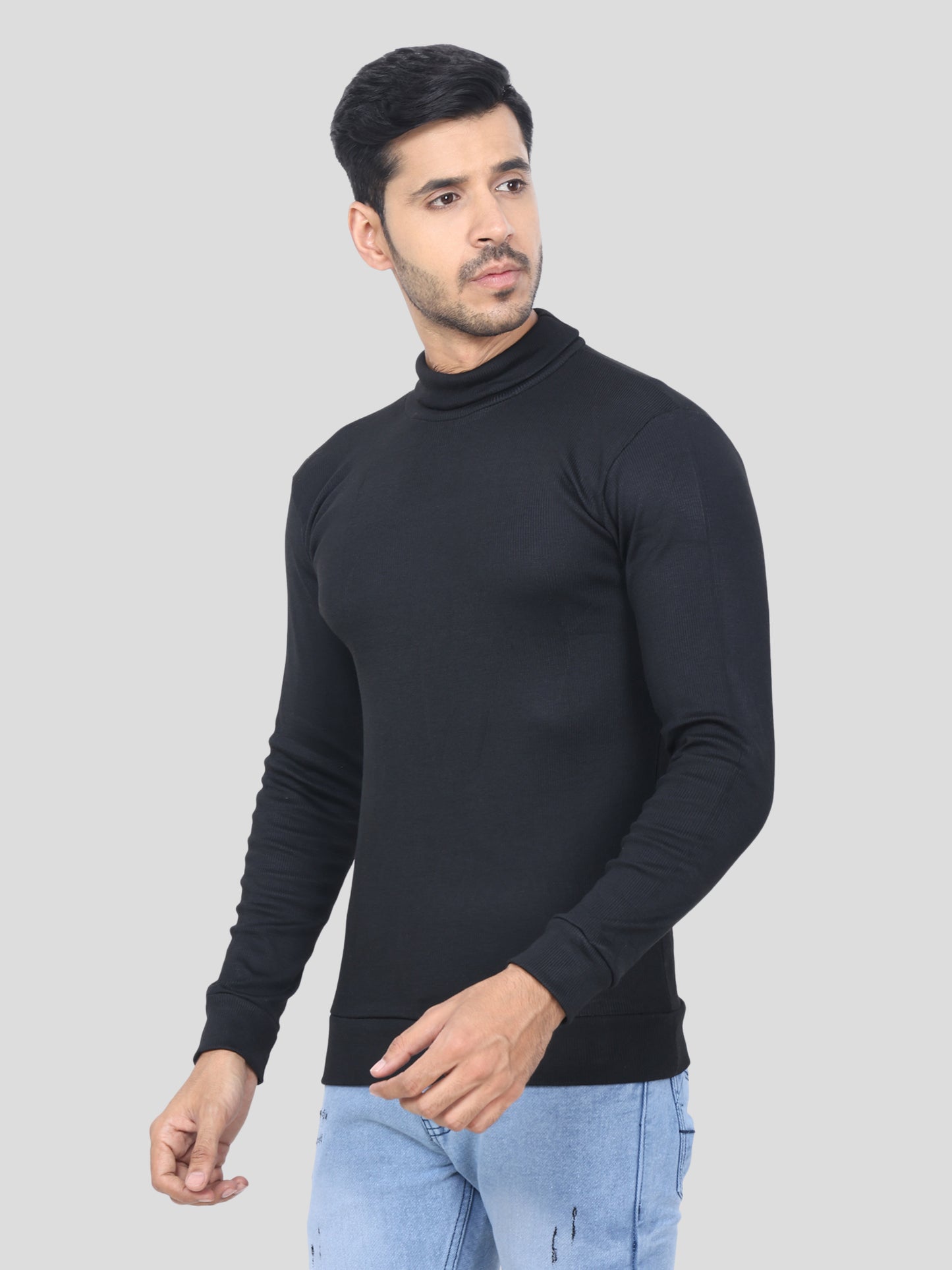 Youth Robe Men's High neck (Black)