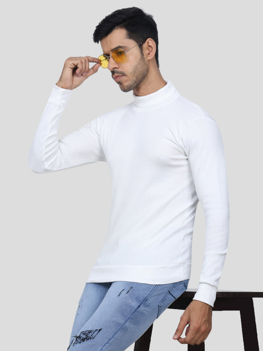 Youth Robe Men's High neck (White)