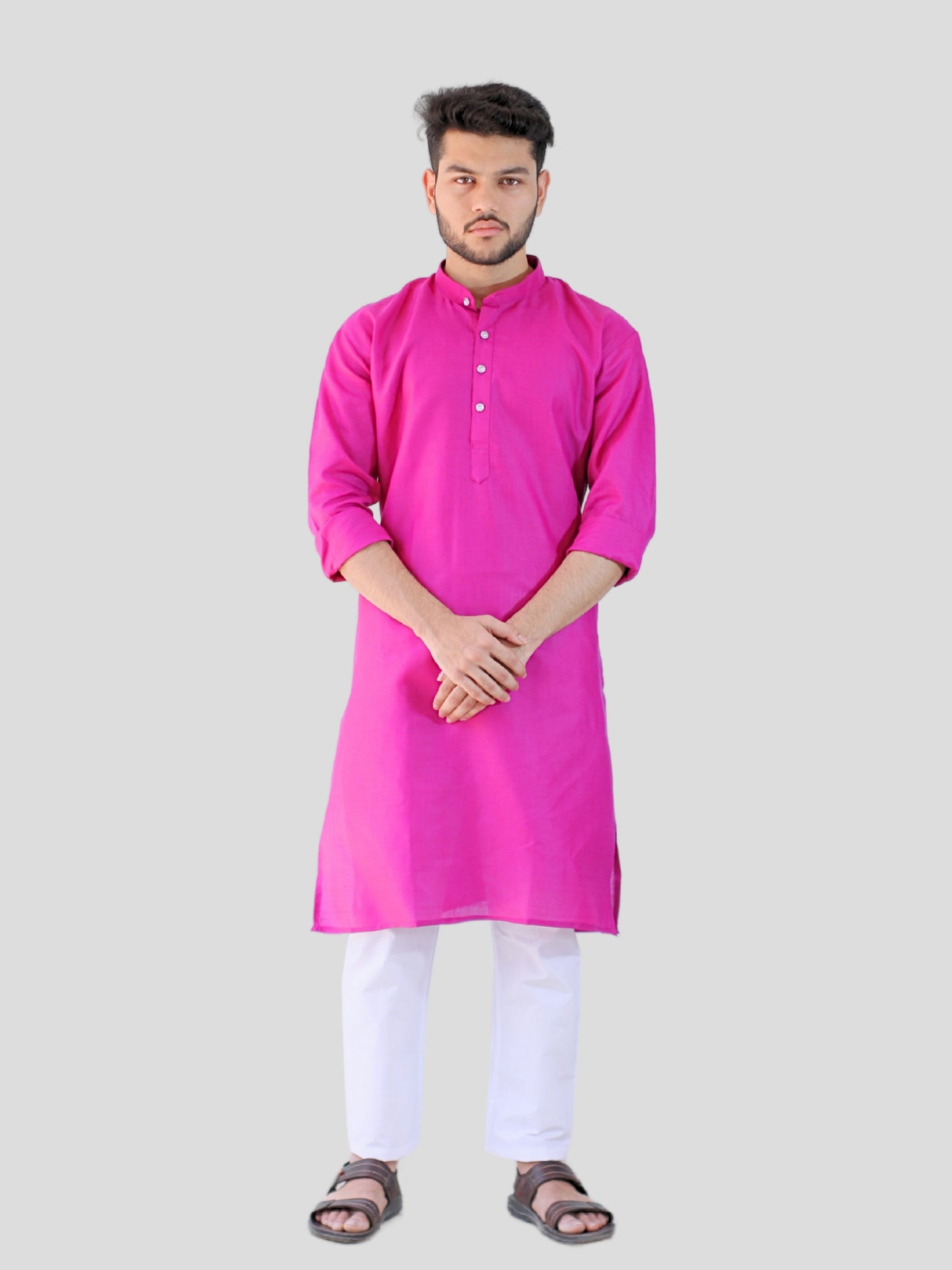 Youth Robe Men's Kurta Pajama Set (Magenta)