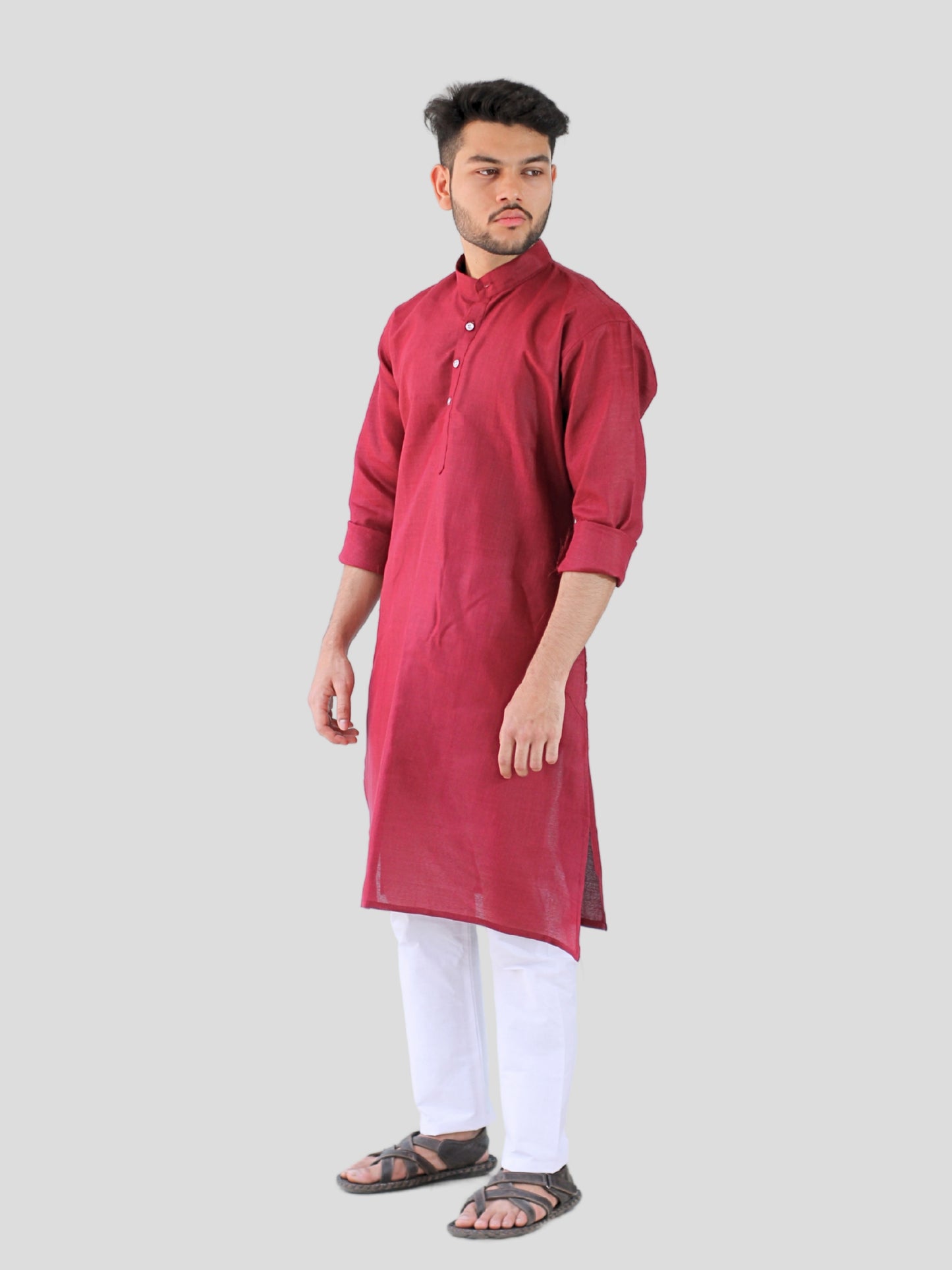 Youth Robe Men's Kurta Pajama Set (Maroon)