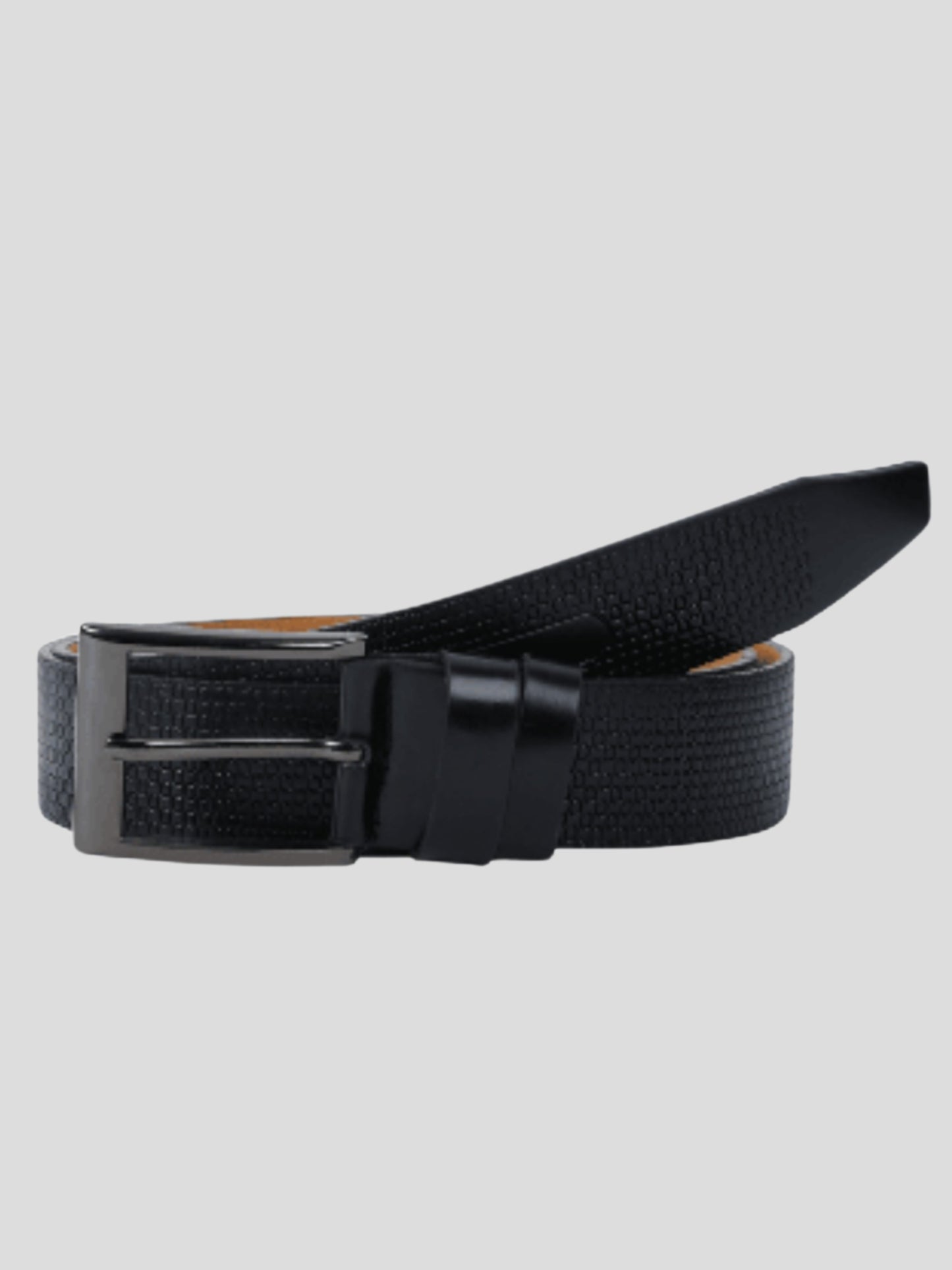 Youth Robe Men's Black Leather Belt