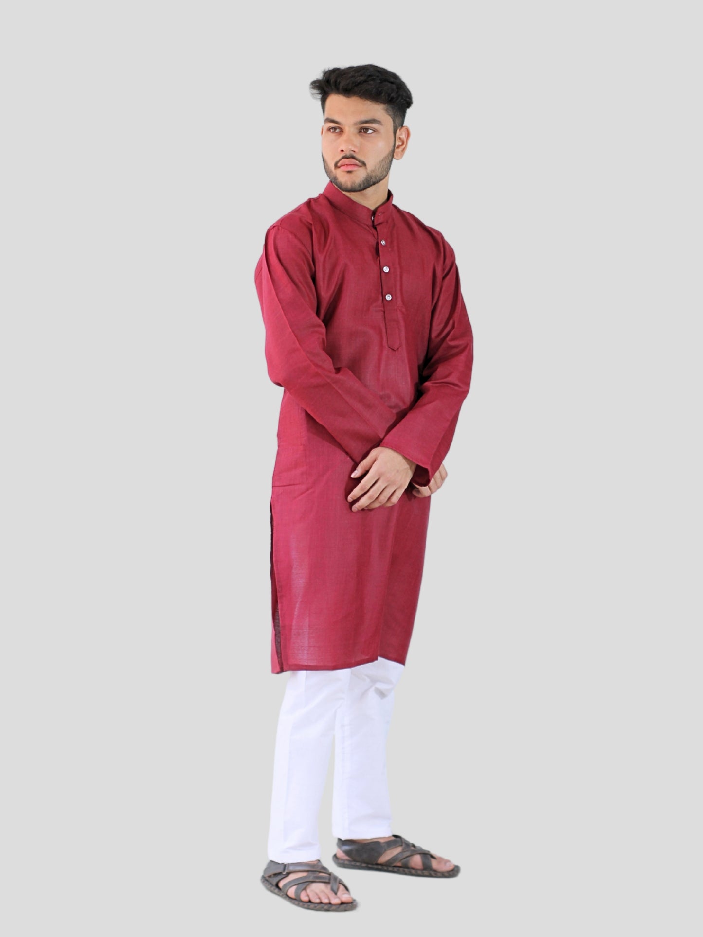 Youth Robe Men's Kurta Pajama Set (Maroon)
