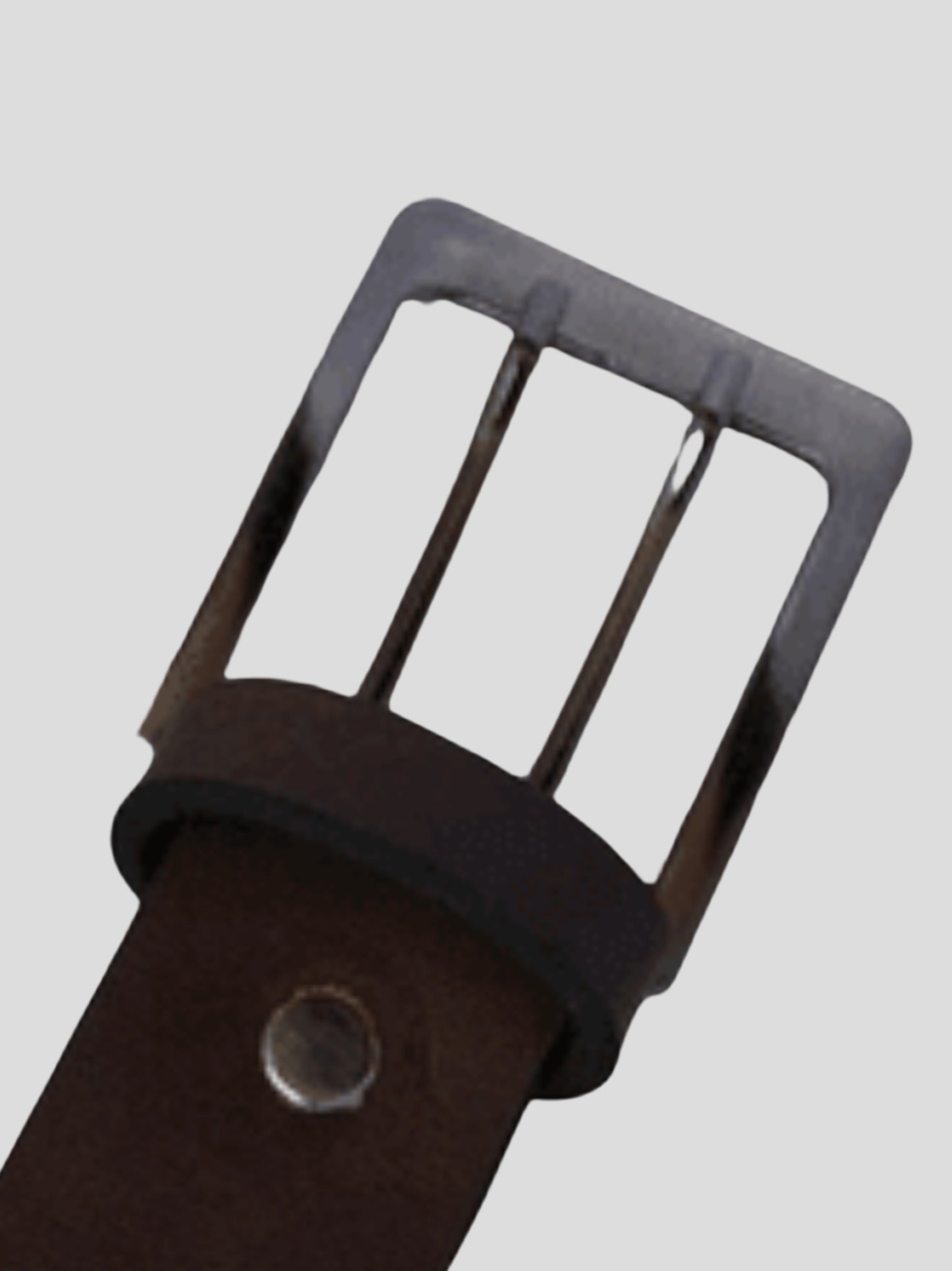 Youth Robe Men's Dark Brown Leather Belt