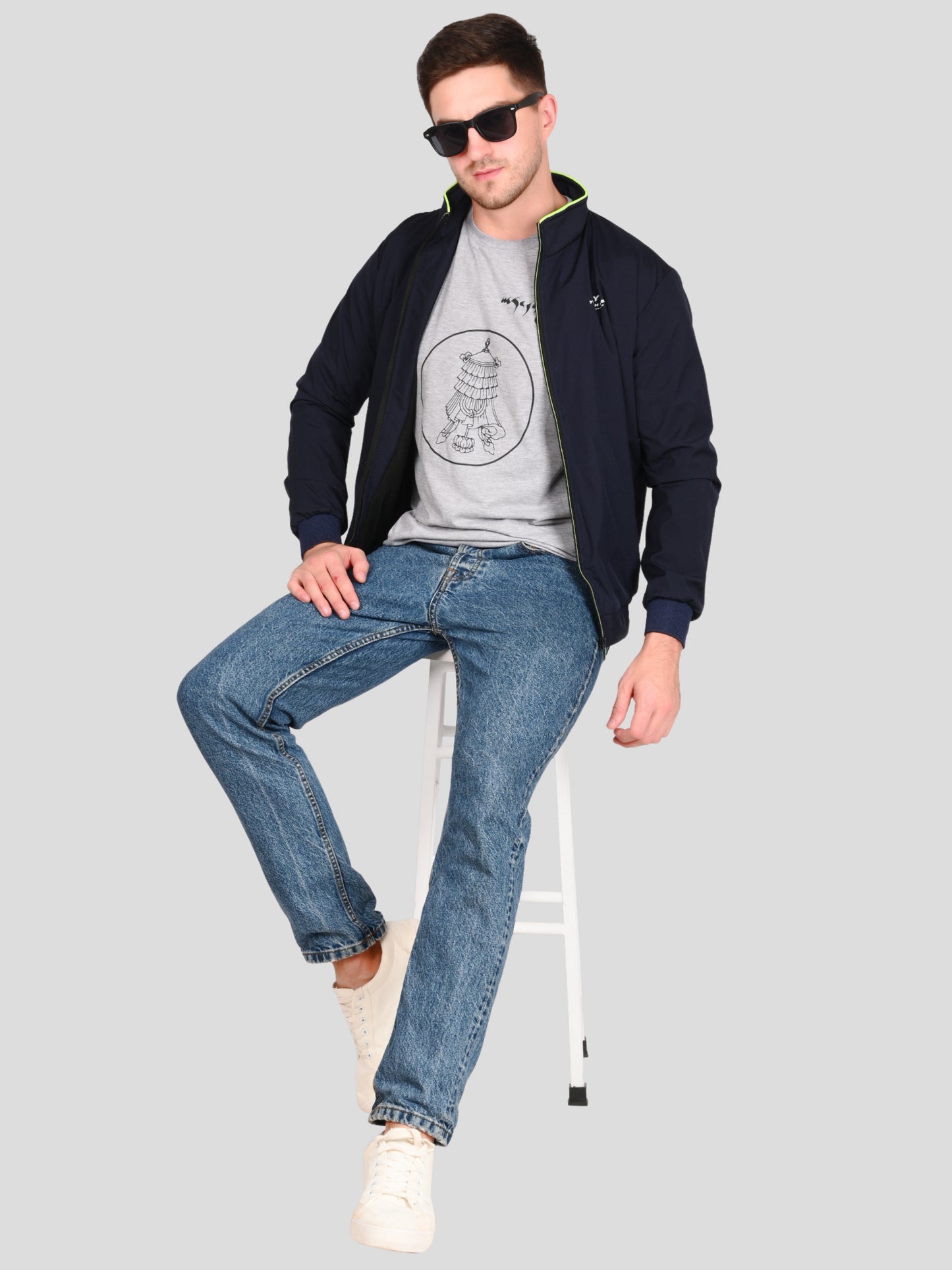 Youth Robe Men's Honeycomb Jacket (Blue)