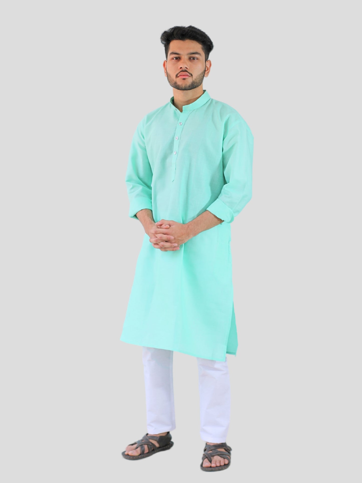 Youth Robe Men's Kurta Pajama Set (Pastal Green)