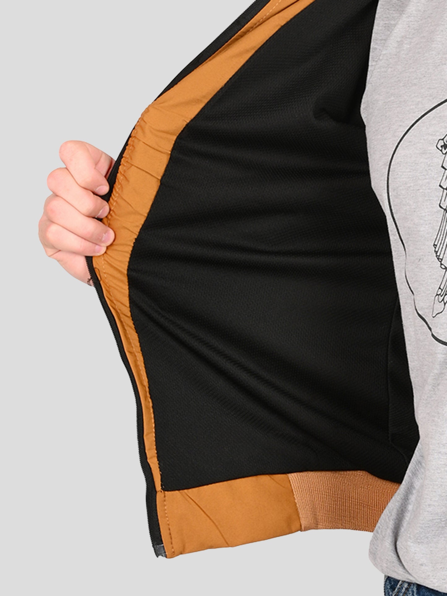 Youth Robe Men's Honeycomb Jacket (Brown)