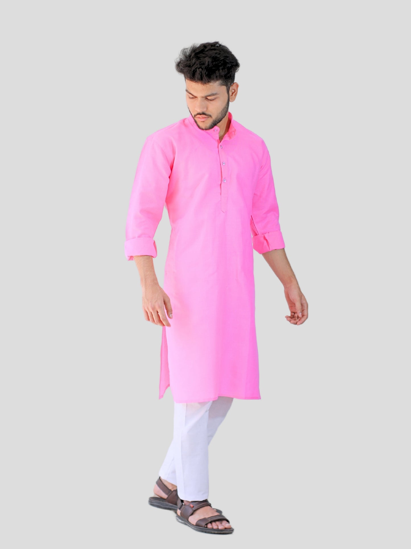 Youth Robe Men's Kurta Pajama Set (Pink)