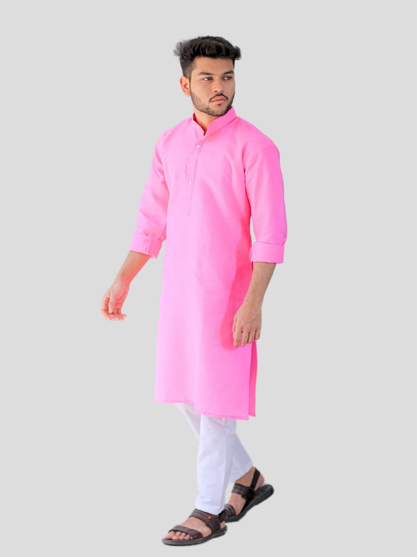 Youth Robe Men's Kurta Pajama Set (Pink)