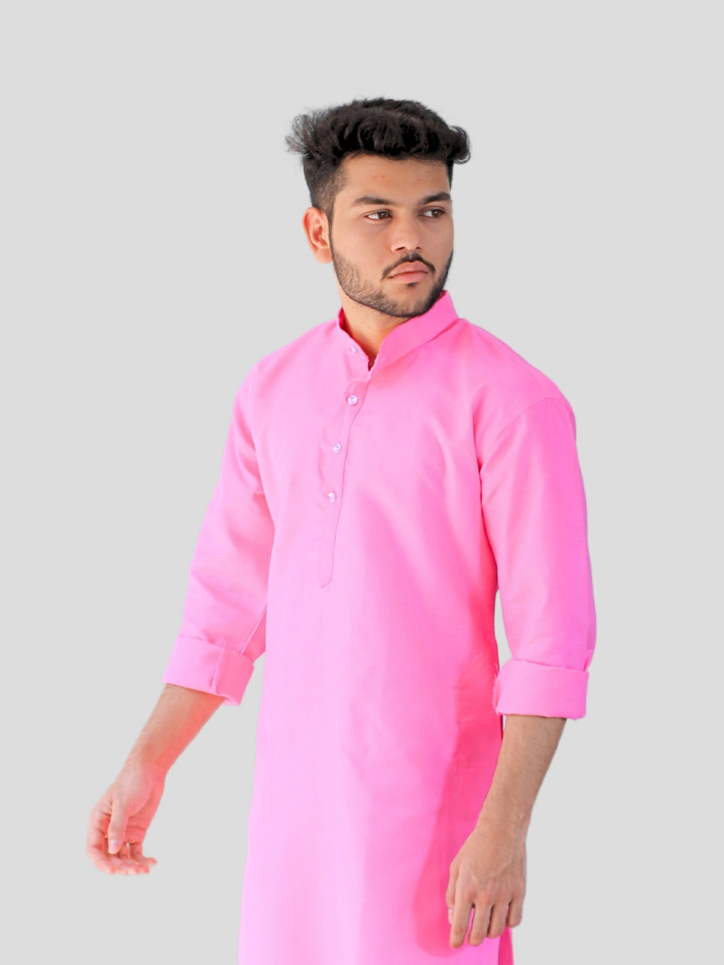 Youth Robe Men's Kurta Pajama Set (Pink)