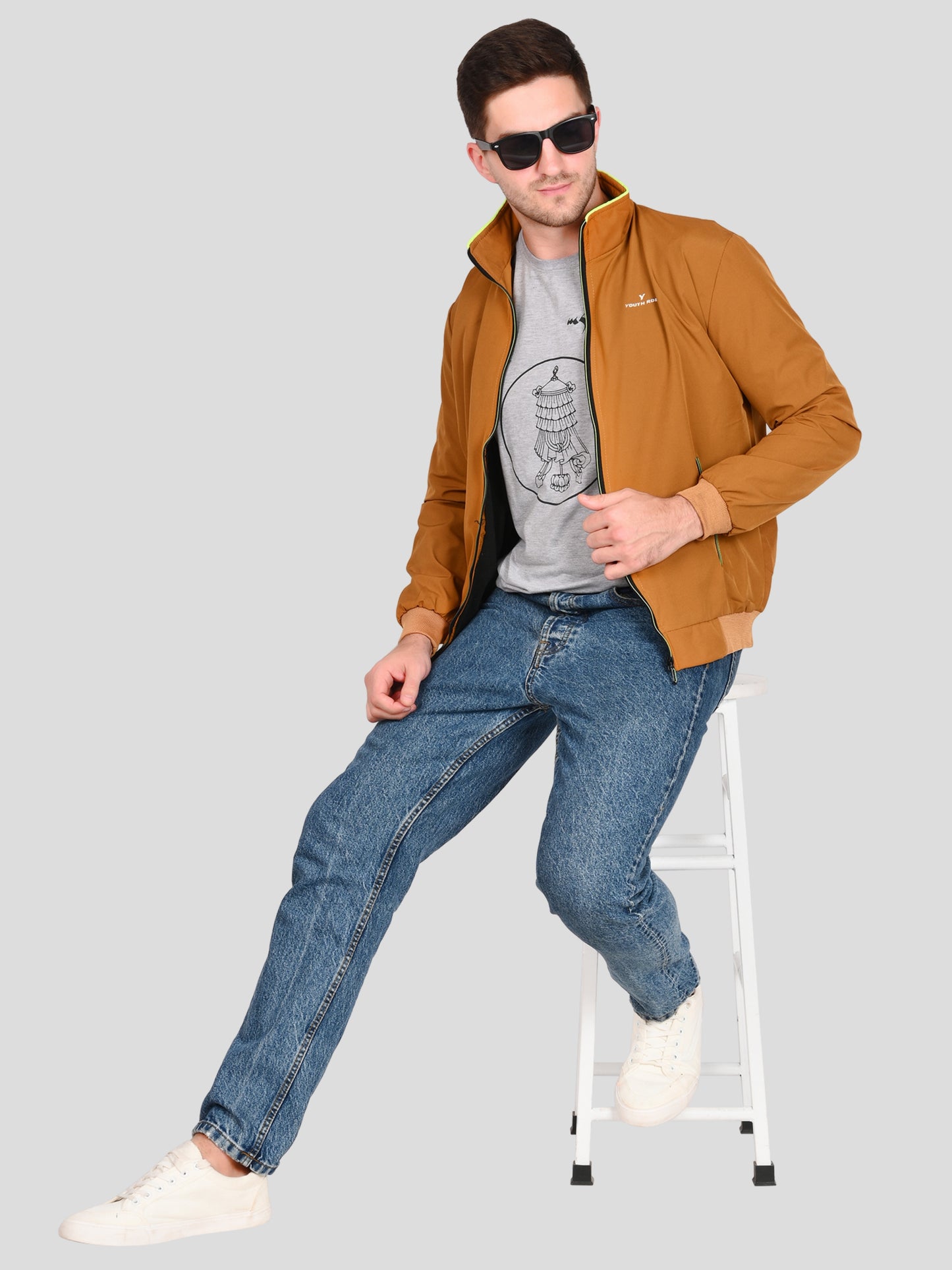 Youth Robe Men's Honeycomb Jacket (Brown)