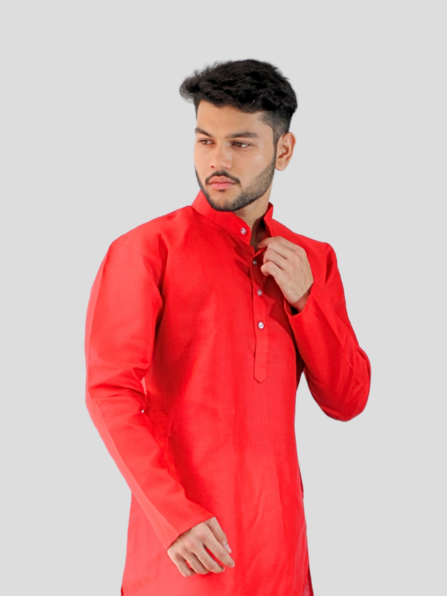 Youth Robe Men's Kurta Pajama Set (Red)