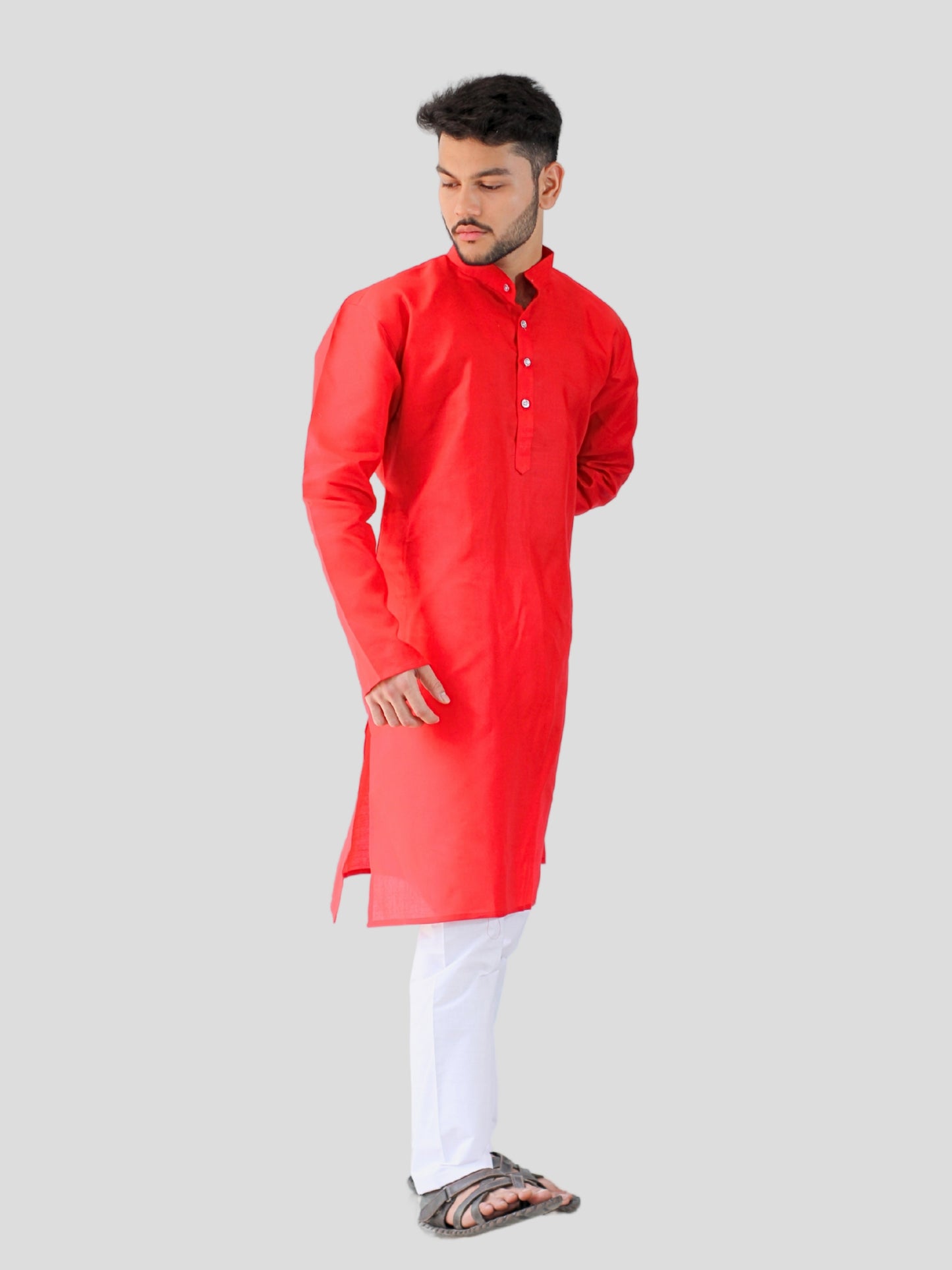 Youth Robe Men's Kurta Pajama Set (Red)