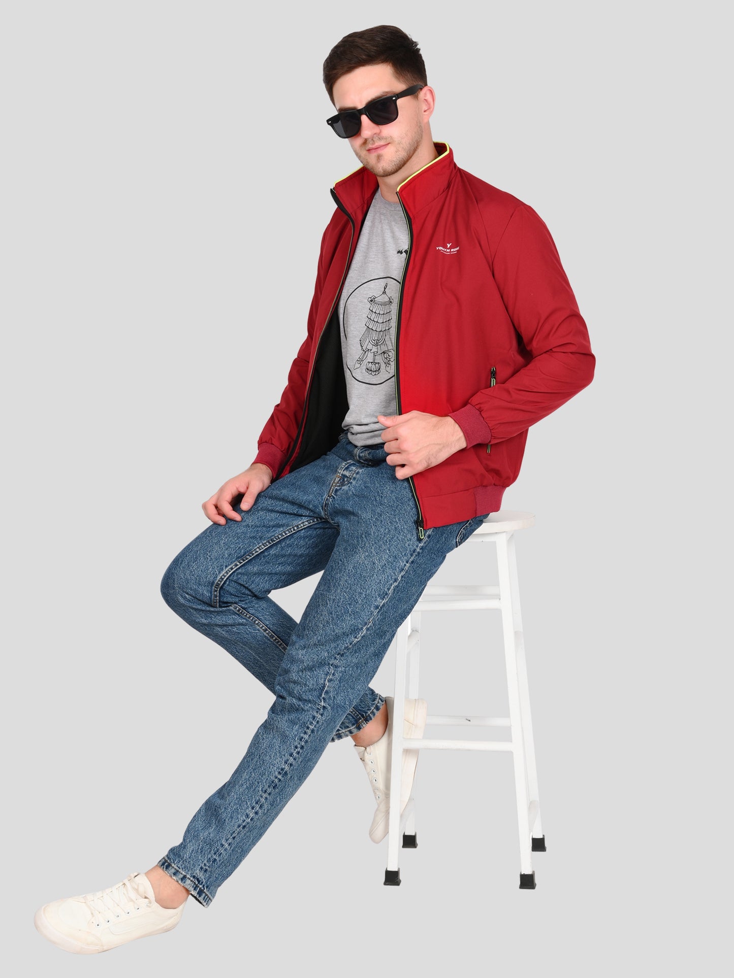 Youth Robe Men's Honeycomb Jacket (Red)