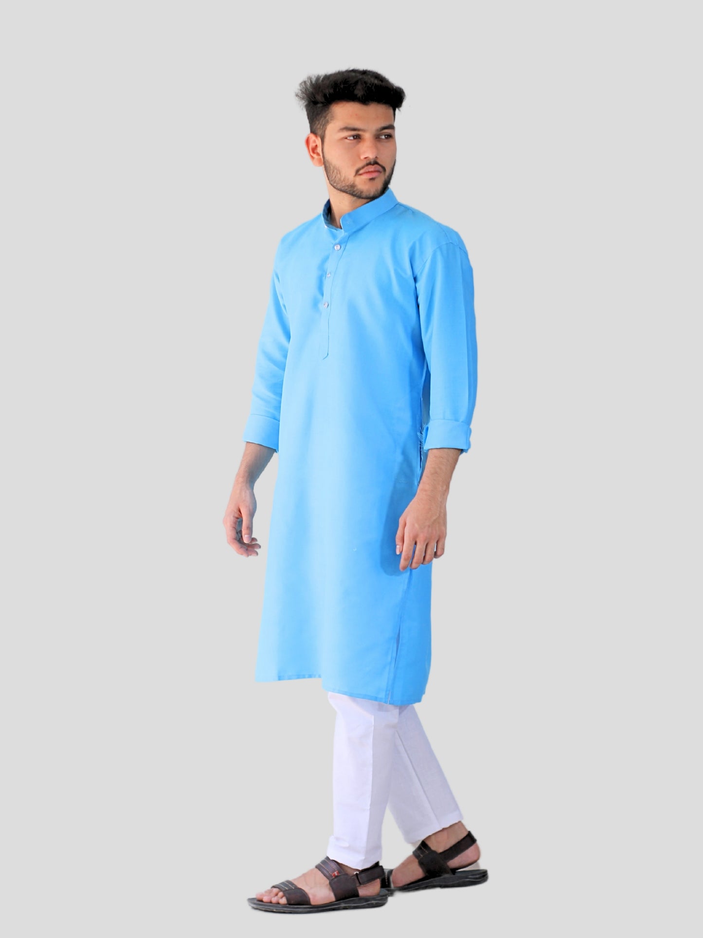 Youth Robe Men's Kurta Pajama Set (Sky Blue)
