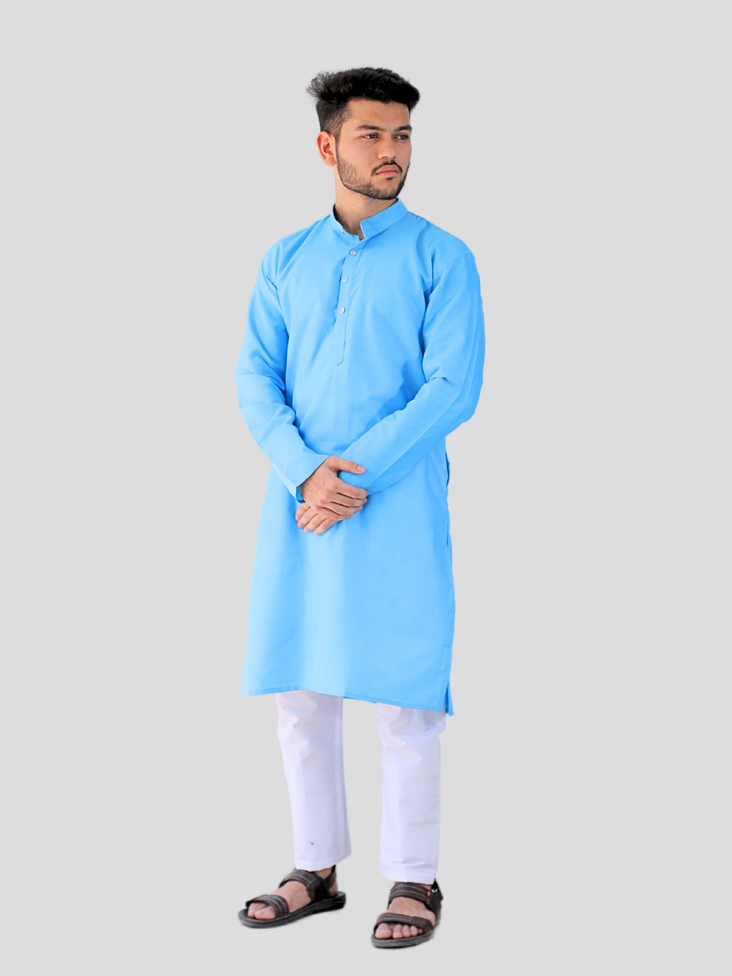 Youth Robe Men's Kurta Pajama Set (Sky Blue)
