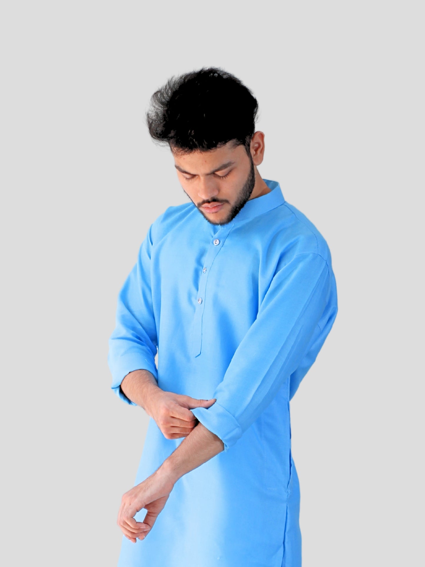 Youth Robe Men's Kurta Pajama Set (Sky Blue)