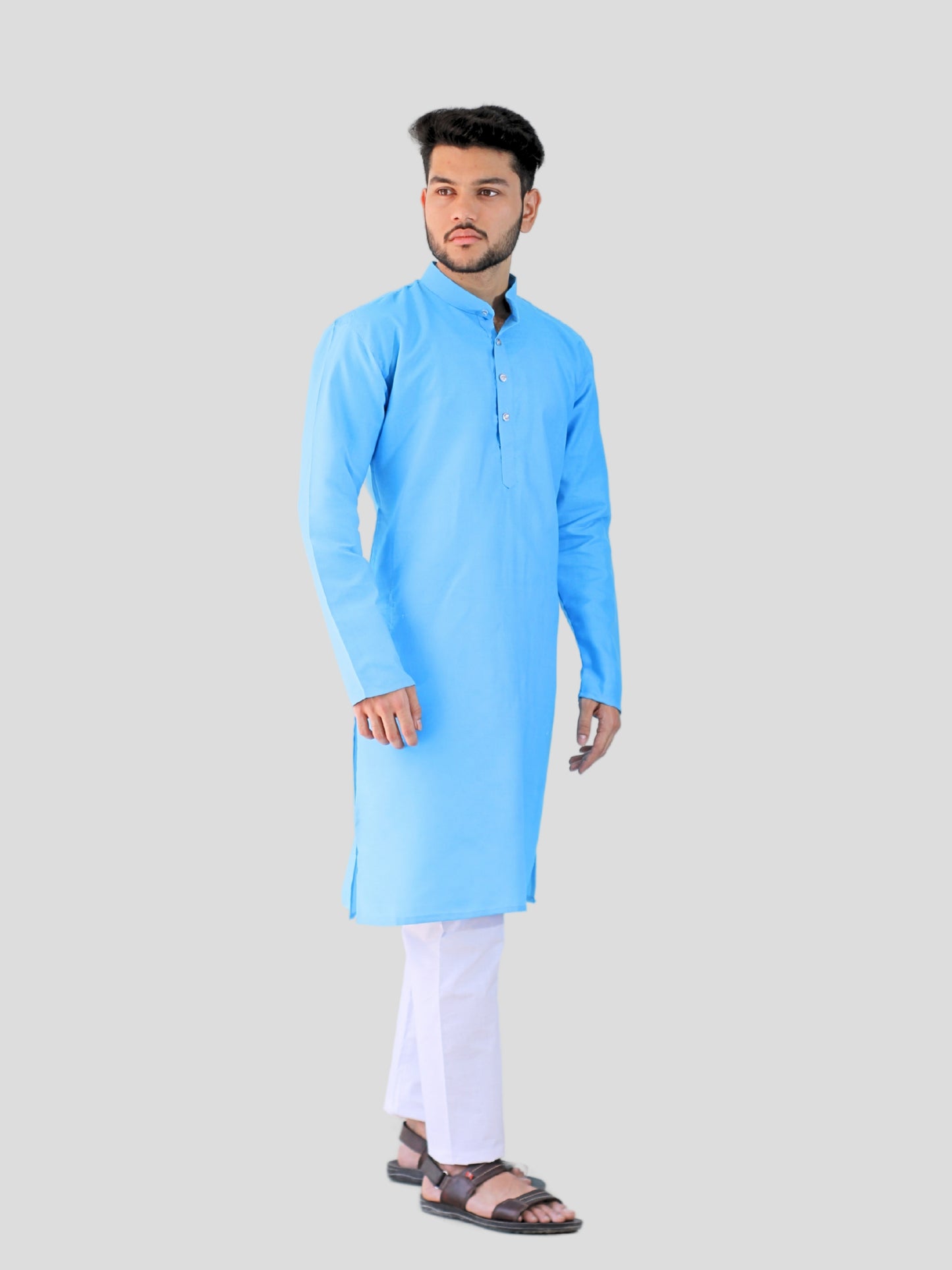 Youth Robe Men's Kurta Pajama Set (Sky Blue)