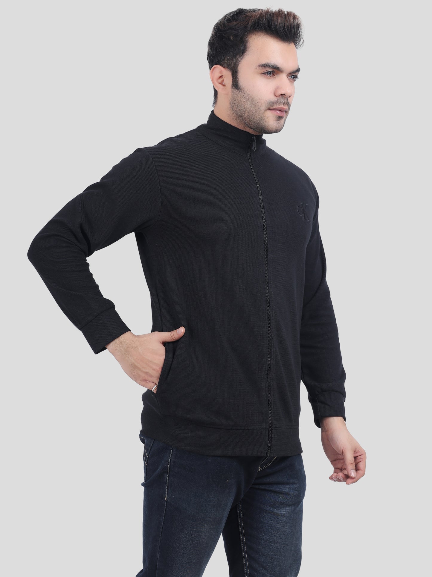 Youth Robe Men's Jacket (Black)