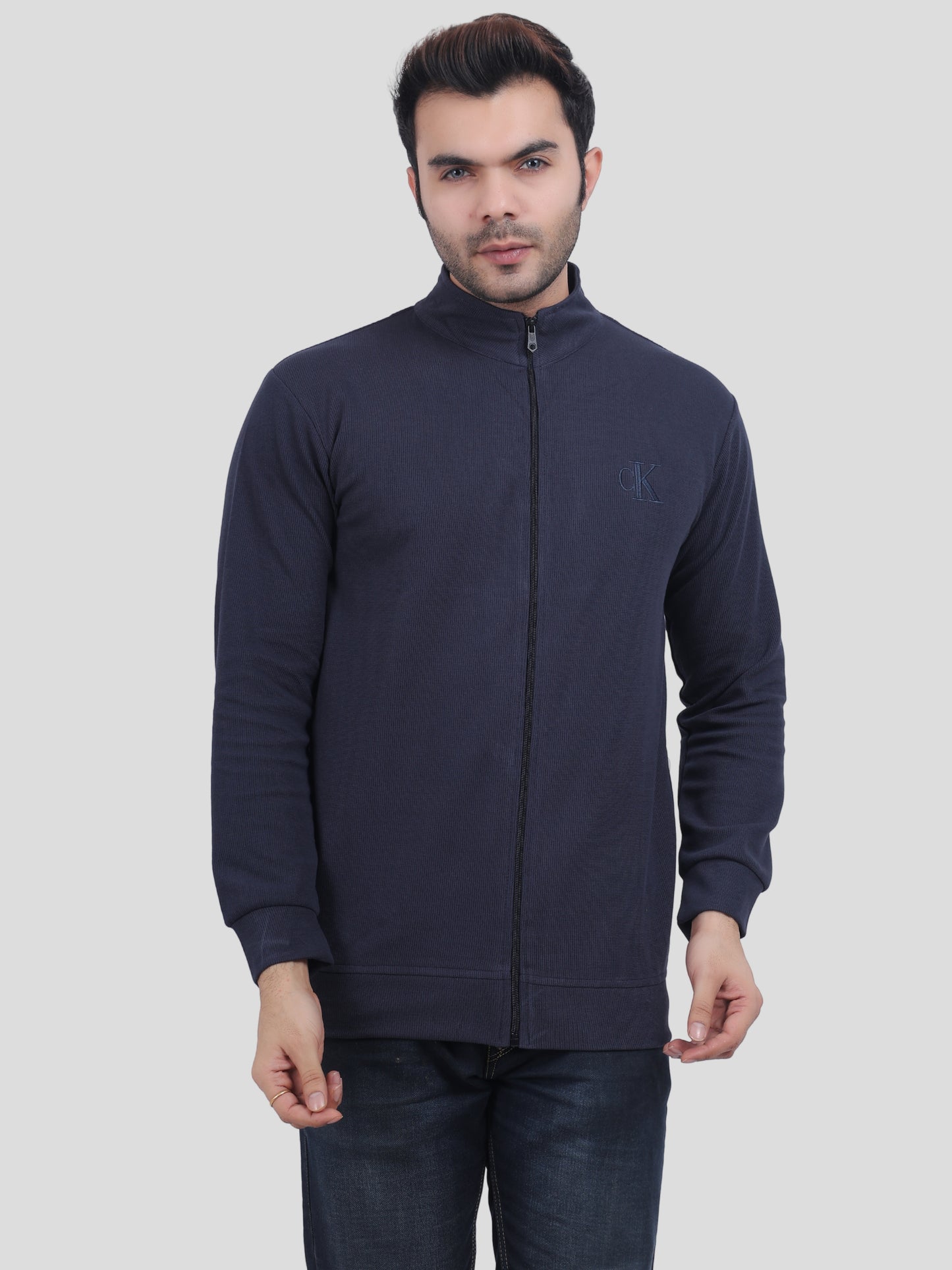 Youth Robe Men's Jacket (Blue)